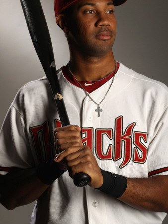 Arizona Diamondbacks Photo Day, SCOTTSDALE, AZ - FEBRUARY 21: Chris Young Photographic Poster Print by Ezra Shaw, 12x16