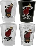 Miami Heat 3D Logo Shot Glass Set