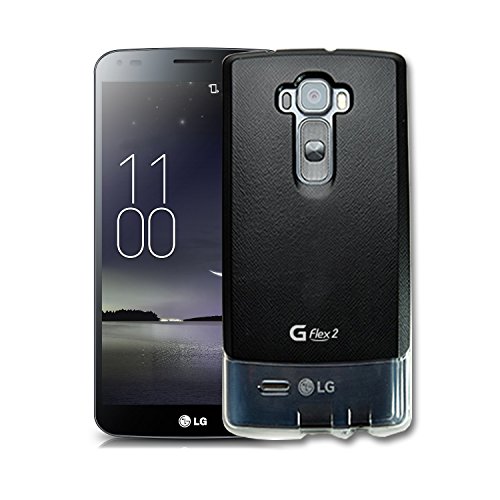 LG G Flex 2 Case, Cellto [Non-Slip] [Perfect Fit] G Flex [2nd Gen] Case Slim **NEW** [Buckle Series] [Thin Fit] [PU Leather] Premium Coated Non Slip Surface with Excellent Grip Flex Case - ECO-Friendly Packaging - Slim Case for G Flex 2 (2015) - Blac