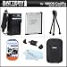 Must Have Accessory Kit For Nikon Coolpix S6400 S3100 S4100 S100 S4300 S3300 S5200, S6500, S3200, S4200 S5200, S6500, S3200, S4200 Digital Camera Includes Replacement Extended (1000Mah) EN-EL19 Battery + 110/220 AC/DC Charger + Case + USB Reader + More