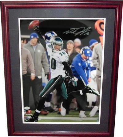 Autographed DeSean Jackson JSA Color Framed Photo - Framed NFL Photos, Plaques and Collages