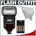 Electronics : Sigma EF-500 DG Super STTL Digital Flash (Sigma STTL, TTL) + Sigma Flash Bounce Reflector + NiMH Rapid Charger with 2700mAh Rechargeable Batteries for Sigma SD14, SD10, SD9, SA-9, SA-7N, SA-7, SA-5, SA-300N and SA-300