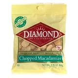 Review Diamond Nuts  / Diamond Nuts Macadamias, Chopped, 2.25-Ounce Bags (Pack of 12)
