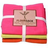NowDesignsCoral,Chartreuse,andPeachFloursackTowels