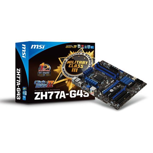 MSI - ZH77A-G43 - Carte mère Intel - ATX - Socket 1155