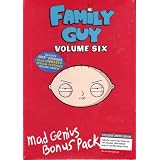 Family Guy Mad Genius Bonus Pack Volume 6 DVD Set LIMITED EDITION Collector's Set - Includes 100th Episode Script & Lois Kills Stewie Poster