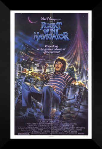 Flight of the Navigator 27x40 FRAMED Movie Poster - A