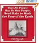 That All People May Be One People, Send Rain to Wash the Face of the Earth