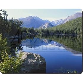 Tranquil Lake Computer Mouse Mat/Pad Gift, Ref:W-2M