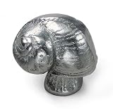 Laurey 56260 Oceana Mollusk 1-1/2-Inch Long Knob, Silverado