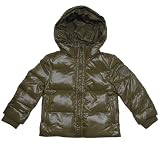 Review   / Kids Olive Ribbed Cuff Hooded Down Jacket by ADD
