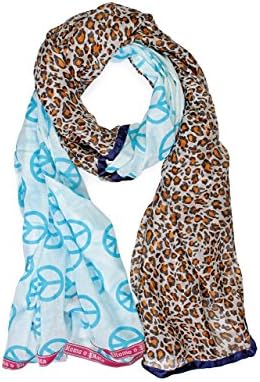 Plomo O Plata Scarf 200x100cm, Color: Blue, Size: One Size