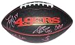 2012 NFC Champions San Francisco 49ers Team Autographed Logo Football with 12 Signatures Total, Super Bowl XLVII, Proof Photos