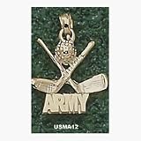 Appalachian State Mountaineers Pearl ASU Golf Pendant - 14KT Gold Jewelry