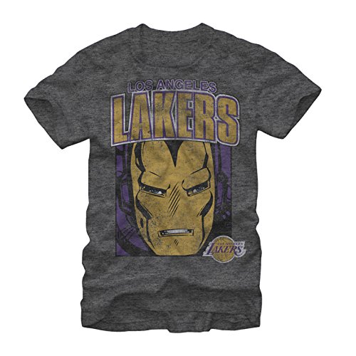 Marvel Men's Marvel Laker Metal T-Shirt