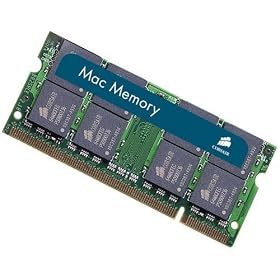 Corsair VSA4GSDSKIT667C4 Mac Memory 4GB 2 X 2GB PC2-5300 667MHz 200-Pin SODIMM Memory for Apple Laptops