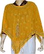 Girls Poncho in Georgette Outerwear India Clothes 44 x 44 inches (gpnch005)