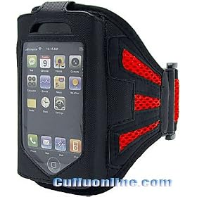 Cuffu Armband for Apple iPhone , iPhone 3G , iPhone 3GS , RED