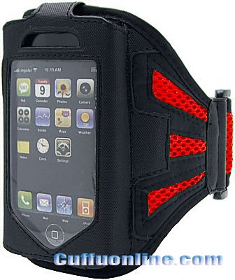 Cuffu Armband for Apple iPhone - iPhone 3G - iPhone 3GS - RED