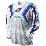 One Industries Napalm Men's Carbon Off-Road/Dirt Bike Motorcycle Jersey - White