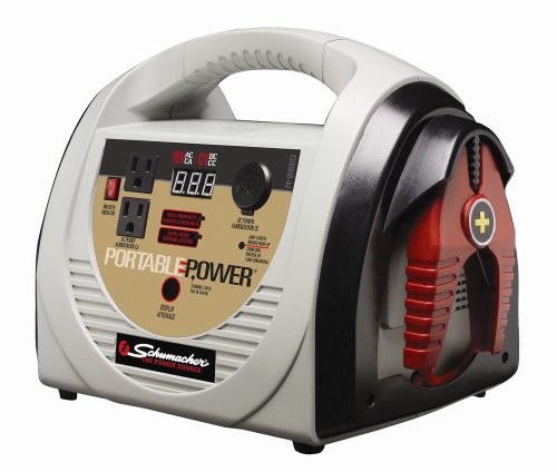 Schumacher PP-18400CI Portable Power with Air Compressor, Inverter, and Work Light