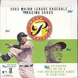2003 Topps Pristine Baseball Card Unopened Hobby Box