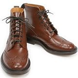 「(トリッカーズ)Tricker's M2508カントリーブーツ レザーソール ビーチナット9」の画像