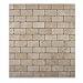 Ivory Travertine 2 X 4 Tumbled Brick Mosaic Tile - 6