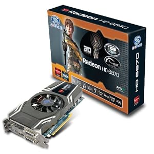 Sapphire 100314-2SR Radeon HD 6870 1 GB DDR5 DL-DVI-I/SL-DVI-D/HDMI/Dual Mini DP PCI-Express Graphics Card + Free $10 Promotional card $169.99
