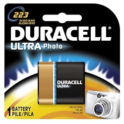 Duracell Ultra Photo Lithium 223 Battery, DL223ABPK