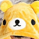 Tonwhar Cute Bear Kids Kigurumi Pajamas Cosplay Onesie for Children (105(height:45.27