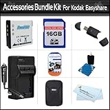 16GB Accessories Bundle Kit For Kodak EasyShare M522 M532 M552 Digital Came ....