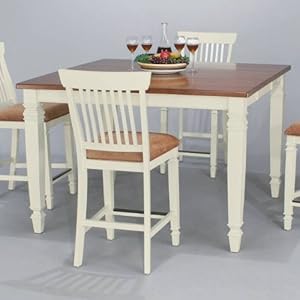 Farmhouse Amaretto And Vanilla Bean High Dining Table