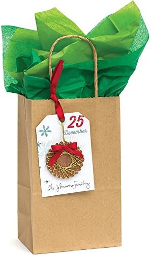 American Crafts Peppermint Express Wrapped Veneer Shapes
