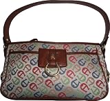 Women's Etienne Aigner Purse Handbag Lorelei Collection Bright Multi/Saddle