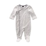 Tea Collection Lotus One-Piece, Milk, 0-6 Months