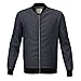 Majeclo Men's Supremacy Denim Bomber Jacket
