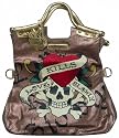 Ed Hardy Designer Handtasche Tanya Gold