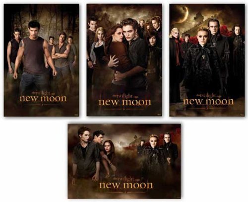 Twilight 2 – New Moon Movie Poster Set 2 36″x24″ Art Print Poster
