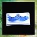 LY New Fancy Winged Party False Fake Eyelashes Eye Lashes Blue B0292