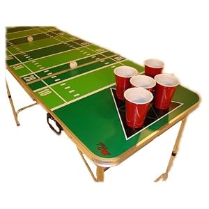 Beer Pong Table Football Tailgate 8FEET Bottle Opener and More by 