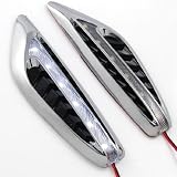 Attractive Transparent White LED Roadster Coupe Turbo Racing Car SUV Truck Air Hood... by Astra Security