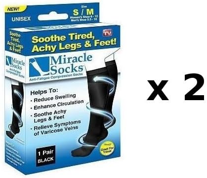 HealthyLife® Anti-fatigue Compression Socks to Improve Blood Circulation - 2 Pairs