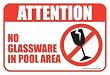 Rex Otter Pool Sign - No Glassware