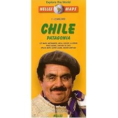 Nelles Chile Travel Map with Patagonia (Nelles Maps)