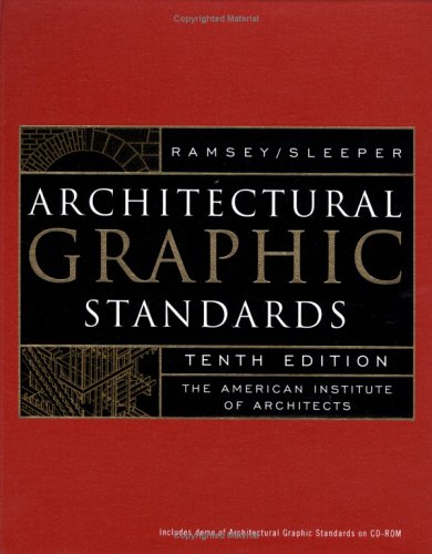 Architectural Graphic Standards, Tenth Edition (Book only)