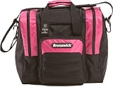 Brunswick Flash Single Tote Black Pink by Brunswick