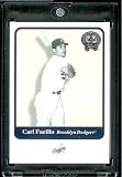 2001 Fleer Greats Of The Game Baseball Card # 108 Carl Furillo Los Angeles Dodgers