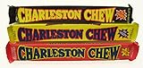 Charleston Chew Chewy Nougat Candy 3 Flavor 9 Bar Variety Bundle: (3) Vanilla Charleston Chew Candy Bars, (3) Chocolate Charleston Chew Candy Bars, and (3) Strawberry Charleston Chew Candy Bars, 1.87 Oz. Ea. (9 Bars Total)