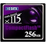 I-O DATA I-O DATE 115倍速コンパクトフラッシュ 256MB CF115-256M
